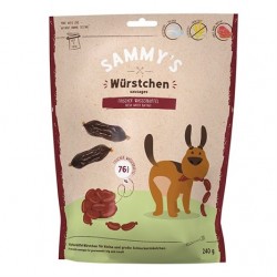 Sammys Sausages Manda Etli Yumuşak Sosisler Köpek Ödülü 240gr Sammys Sausages Manda Etli Yumuşak Sosisler Köpek Ödülü 240gr