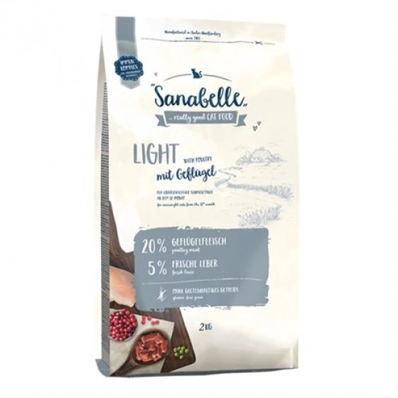 Sanabelle Light Yetişkin Kedi Maması 2 Kg