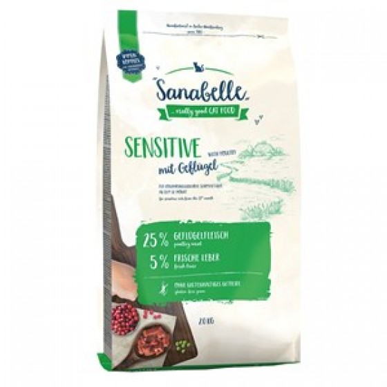 Sanabelle Sensitive With Fresh Poultry Hassas Tüylü Kedi Maması 2 Kg