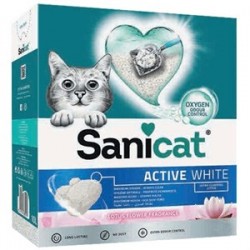 SaniCat Active White Lotus Ultra Topaklanan Kedi Kumu 10lt SaniCat Active White Lotus Ultra Topaklanan Kedi Kumu 10lt