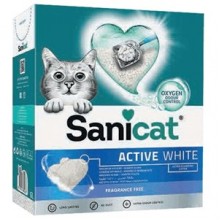 SaniCat Active White Ultra Topaklanan Kedi Kumu 6lt