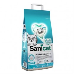 SaniCat Clumping White Active Duo Kedi Kumu 10 Lt SaniCat Clumping White Active Duo Kedi Kumu 10 Lt