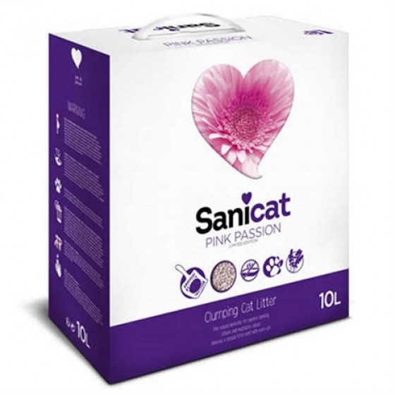 Sanicat Pink Passion Topaklanan Kedi Kumu 10 lt