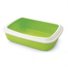 Savic Irız Kedi Kum Kabı Yeşili 50x37x14 cm