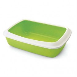 Savic Irız Kedi Kum Kabı Yeşili 50x37x14 cm