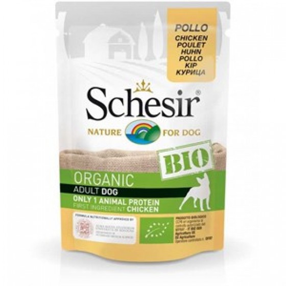 Schesir Bio Range Tavuklu Pouch Köpek Konservesi 85gr