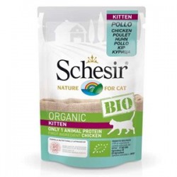 Schesir Bio Range Tavuklu Pouch Yavru Kedi Konservesi 85gr Schesir Bio Range Tavuklu Pouch Yavru Kedi Konservesi 85gr