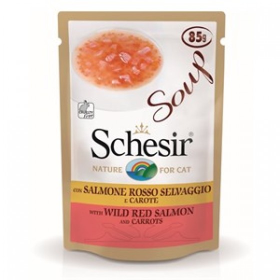 Schesir Cat Soup Somonlu Havuçlu Kedi Çorbası 85gr