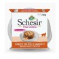 Schesir Delice Ton, Tavuk, Karidesli Kedi Mousse Mama 2x40gr