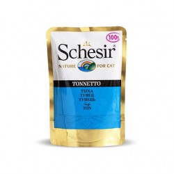 Schesir Jelly Ton Balıklı Pouch Kedi Konservesi 100 Gr Schesir Jelly Ton Balıklı Pouch Kedi Konservesi 100 Gr