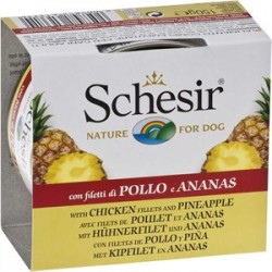 Schesir Tavuklu Ananaslı Köpek Konservesi 150 Gr Schesir Tavuklu Ananaslı Köpek Konservesi 150 Gr