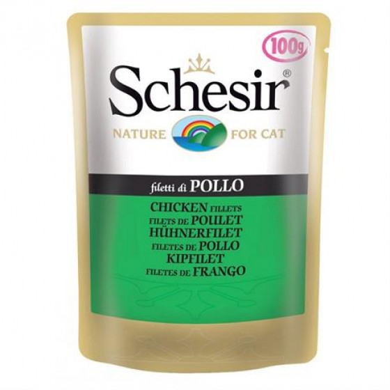 Schesir Tavuk Filetto Pouch Kedi Konservesi 100 Gr