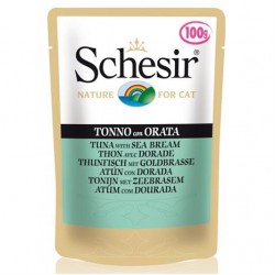 Schesir Ton Balıklı Çipuralı Pouch Kedi Konservesi 100 Gr