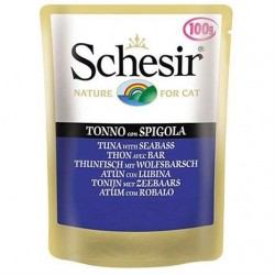 Schesir Ton Balıklı Levrekli Pouch Kedi Konservesi 100 Gr Schesir Ton Balıklı Levrekli Pouch Kedi Konservesi 100 Gr