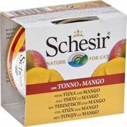 Schesir Ton Balıklı Mangolu Kedi Konservesi 75 Gr Schesir Ton Balıklı Mangolu Kedi Konservesi 75 Gr