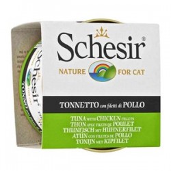 Schesir Ton Balıklı ve Tavuklu Kedi Konservesi 85 Gr Schesir Ton Balıklı ve Tavuklu Kedi Konservesi 85 Gr
