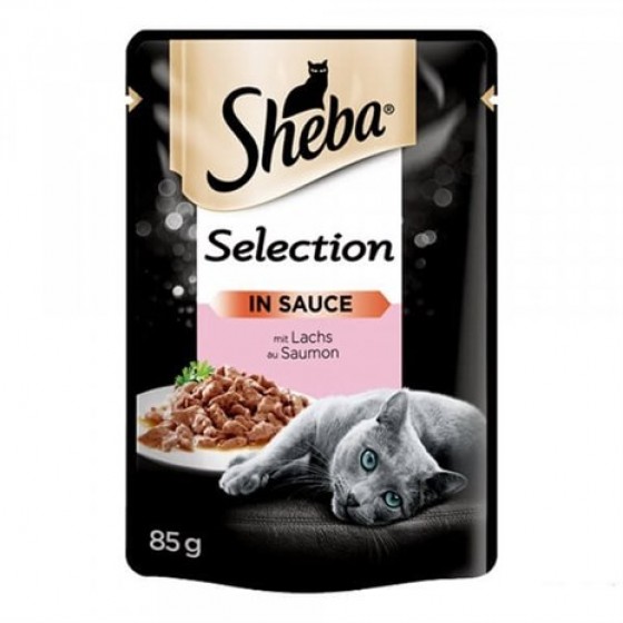 Sheba Somonlu Pouch Kedi Yaş Maması 85 Gr