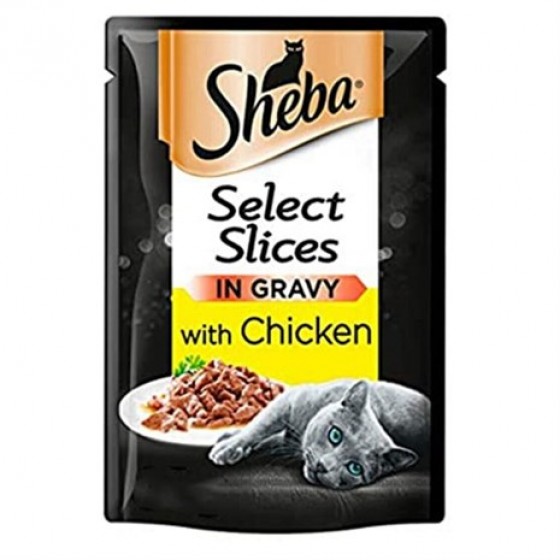 Sheba Tavuk Etli Pouch Kedi Yaş Maması 85 Gr