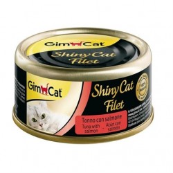 Shiny Cat Filet Ton Balıklı ve Somonlu Konserve Mama 70 Gr Shiny Cat Filet Ton Balıklı ve Somonlu Konserve Mama 70 Gr