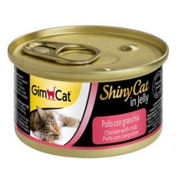 Shiny Cat Tavuklu ve Yengeçli Konserve Mama 70 Gr