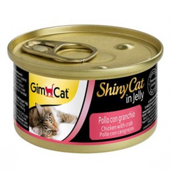 Shiny Cat Tavuklu ve Yengeçli Konserve Mama 70 Gr