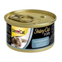Shiny Cat Ton Balıklı ve Karidesli Konserve Mama 70 Gr Shiny Cat Ton Balıklı ve Karidesli Konserve Mama 70 Gr