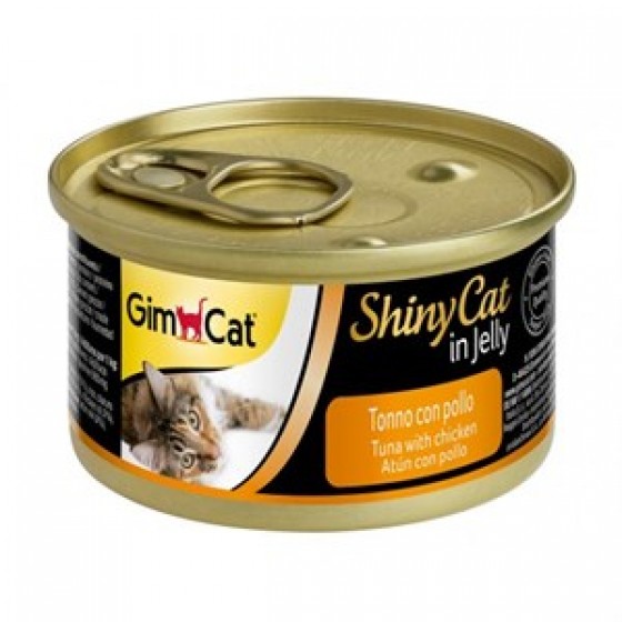 Shiny Cat Ton Balıklı ve Tavuklu Konserve Mama 70 Gr