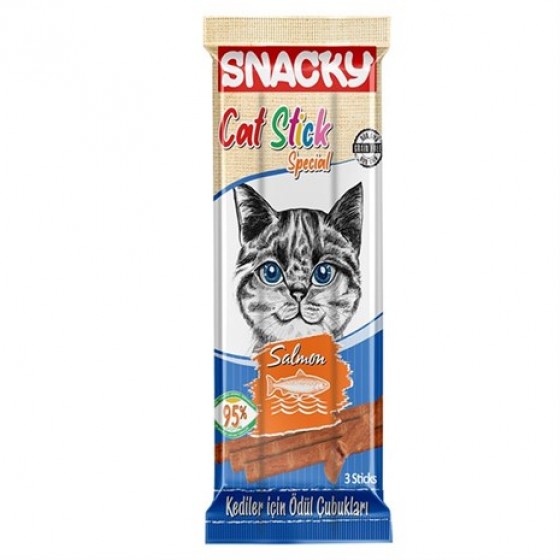 Snacky Somonlu Stick Kedi Ödülü 3 x 5 gr