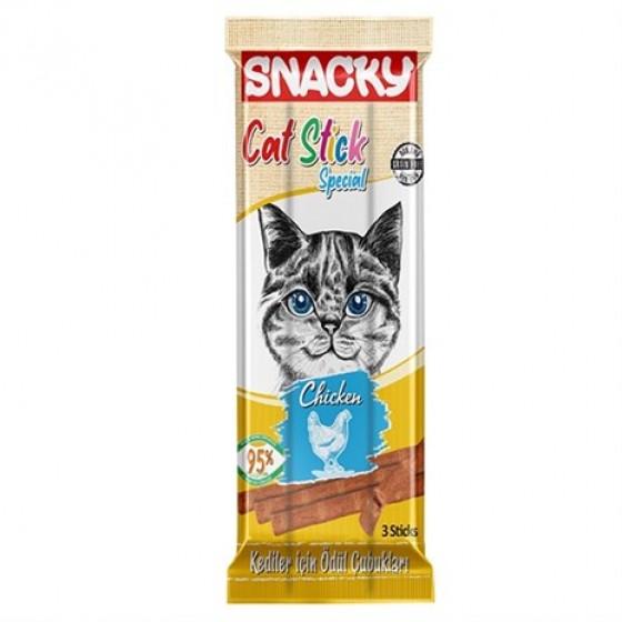 Snacky Tavuklu Stick Kedi Ödülü 3 x 5 gr