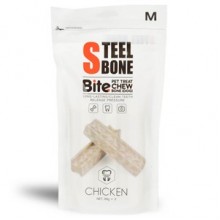 Steel Bone Dental Tavuklu Diş Kemiği Medium 99gr 3 adet