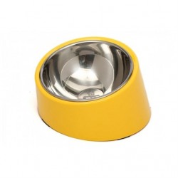 Super Design Sarı Yatay Mama Kabı Small Sarı