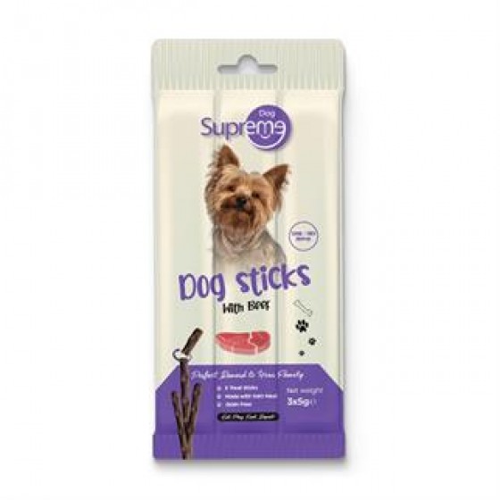 Supreme Dog Sığır Etli Ödül Çubuk 3x5gr