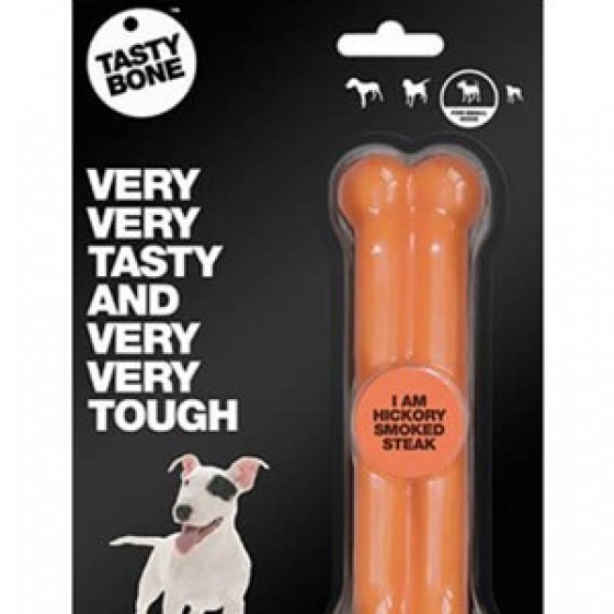 Tastybone Hickory Füme Biftek Aromalı Köpek Ödül Kemiği Small