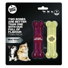 Tastybone Toy Twinpack Surf 'n' Turf Köpek Oyuncağı