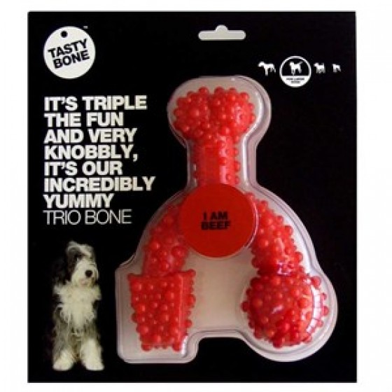 Tastybone Trio Bone Large Nylon Beef Köpek Oyuncağı