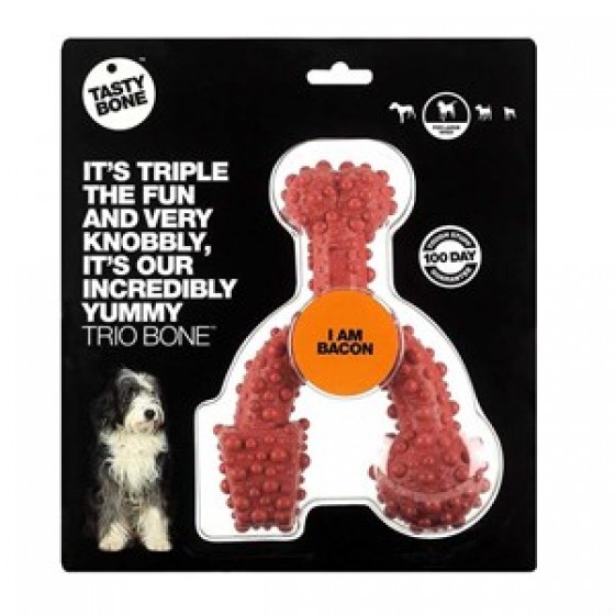 Tastybone Trio Bone Small Nylon Bacon Köpek Oyuncağı