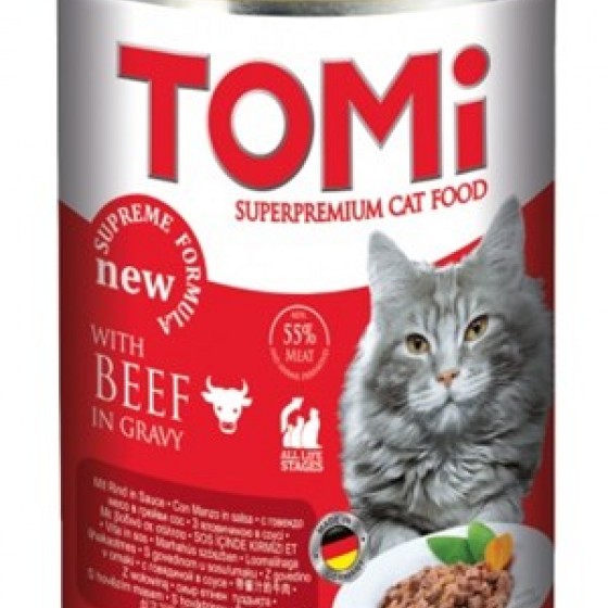 Tomi Biftekli Kedi Konservesi 400 Gr