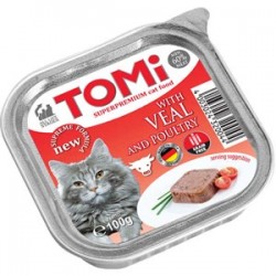 Tomi Biftekli Tavuklu Pate Kedi Yaş Maması 100 Gr Tomi Biftekli Tavuklu Pate Kedi Yaş Maması 100 Gr