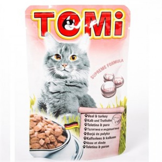 Tomi Dana Etli Hindili Yetişkin Pouch Kedi Konservesi 100 Gr