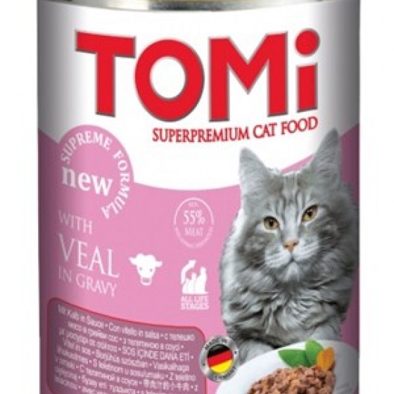 Tomi Kırmızı Etli Kedi Konservesi 400 Gr