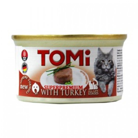 Tomi Tahılsız Hindili Kedi Konservesi 85 gr