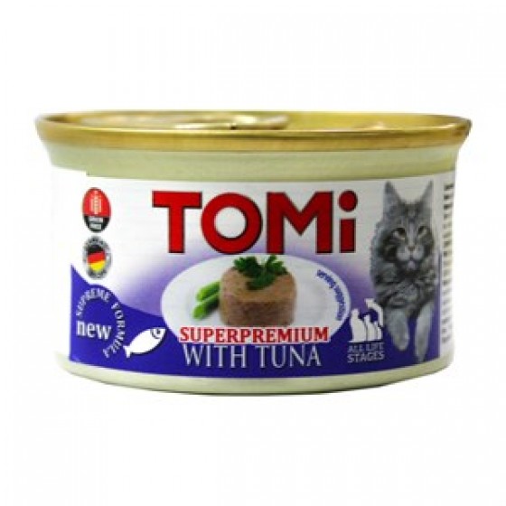 Tomi Tahılsız Ton Balıklı Kedi Konservesi 85 gr