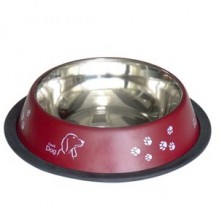 Tommy Çelik Mama Kabı Bordo 24 oz