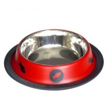 Tommy Çelik Mama Kabı Kırmızı 16 oz