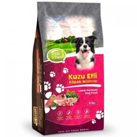 Trick & Treat Kuzu Etli Köpek Maması 15 Kg