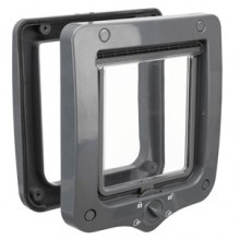 Trixie 4 Yönlü Kedi Kapısı 20x22 cm Gri