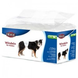 Trixie Erkek Köpek Çiş Külodu ve Pedi S-M 30-46cm 12Adet Trixie Erkek Köpek Çiş Külodu ve Pedi S-M 30-46cm 12Adet