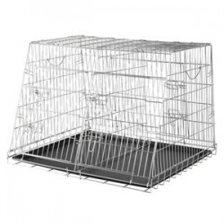 Trixie Galvaniz Köpek Taşıma Kafesi İki Bölmeli 93x68x79cm Trixie Galvaniz Köpek Taşıma Kafesi İki Bölmeli 93x68x79cm