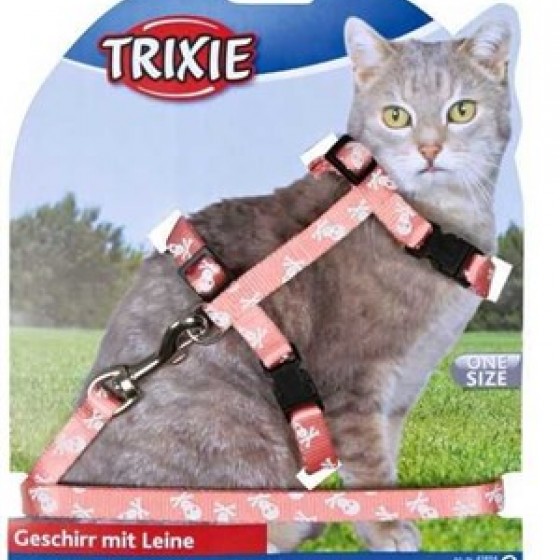 Trixie Geschirr Mit Leine Kedi Göğüs Tasma Seti T3607