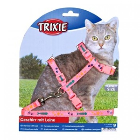 Trixie Geschirr Mit Leine Kedi Göğüs Tasma Seti